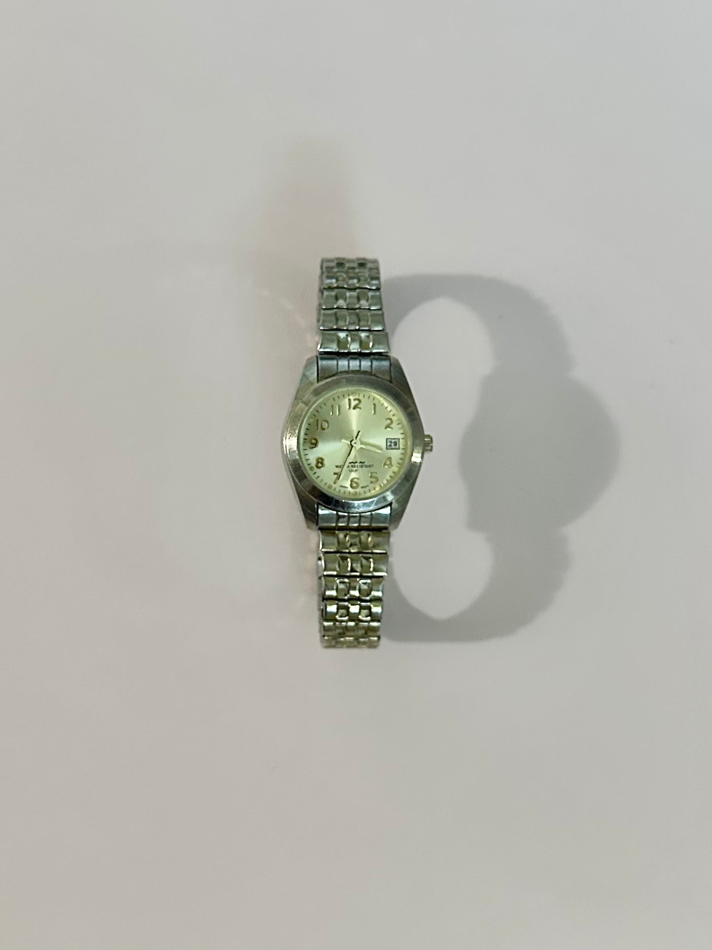 Gold Water Resistant Watch 7.5 inches