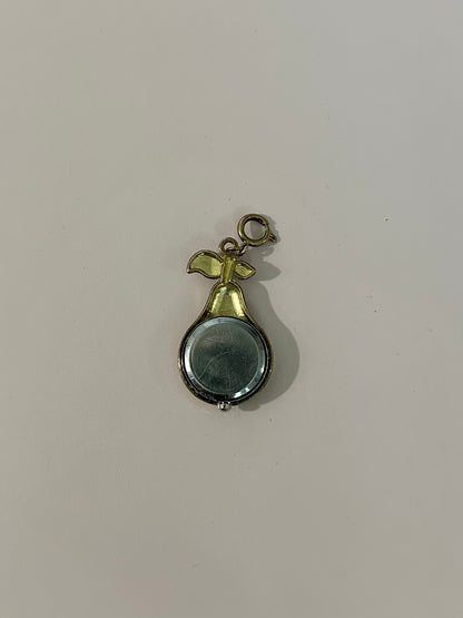 Gold Quartz Bag Charm 2 inches