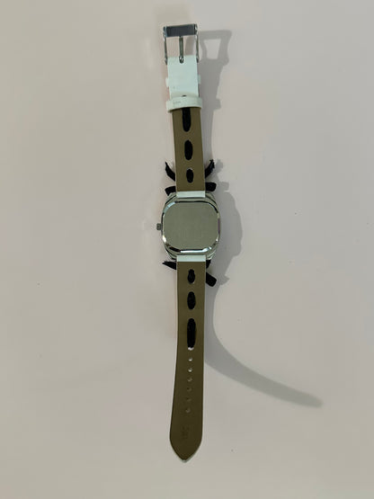 White Quartz Watch with Ribbons 8 inches