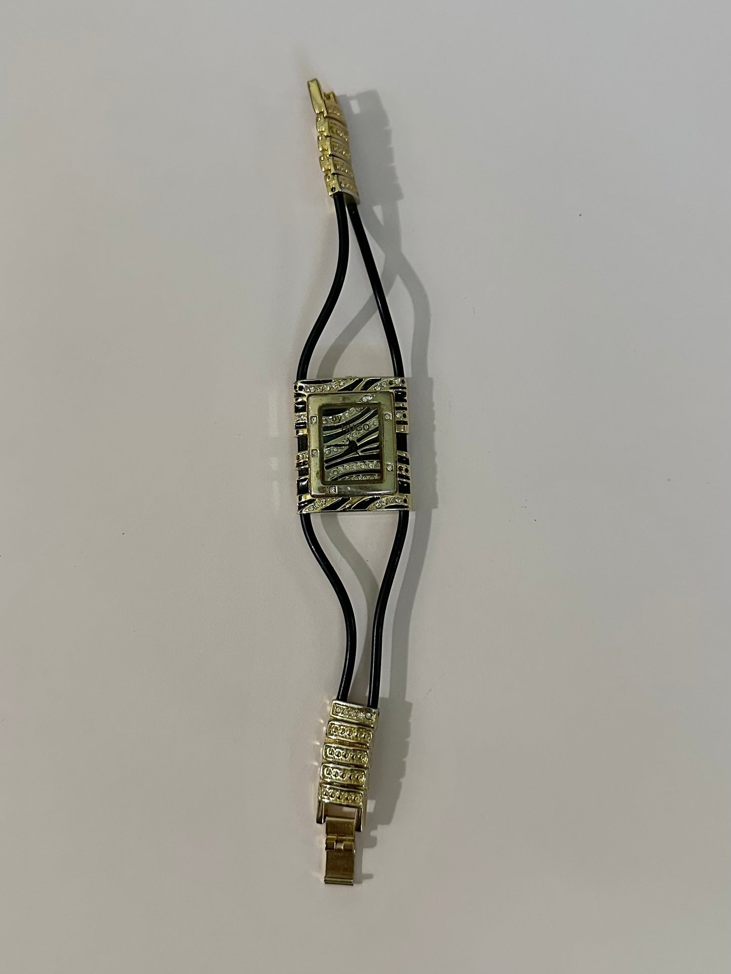 Gold and Black By Hugo Watch 7.5 inches