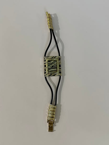 Gold and Black By Hugo Watch 7.5 inches