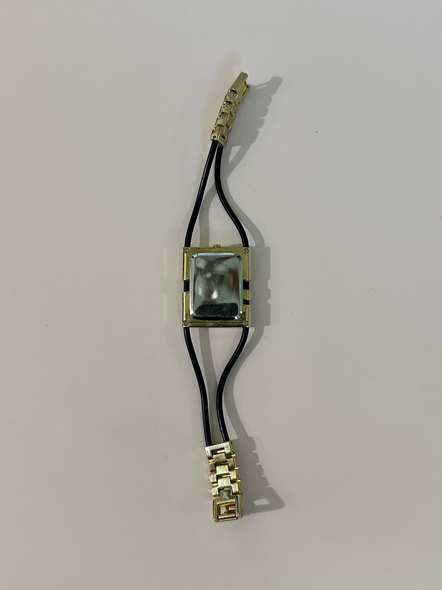 Gold and Black By Hugo Watch 7.5 inches