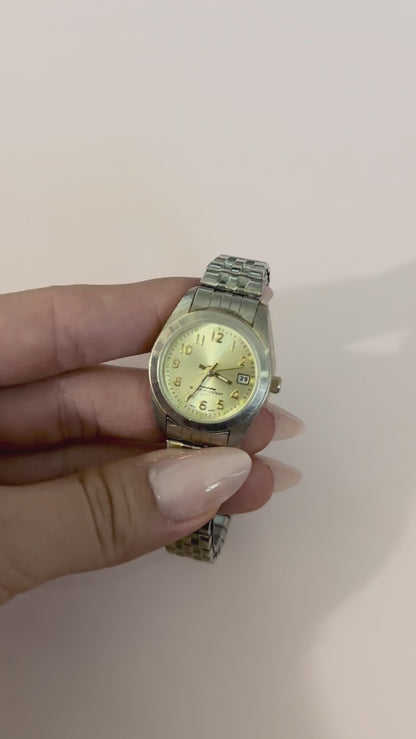 Gold Water Resistant Watch 7.5 inches